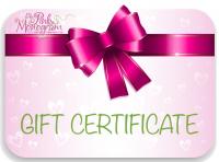 The Pink Monogram Gift Certificates 